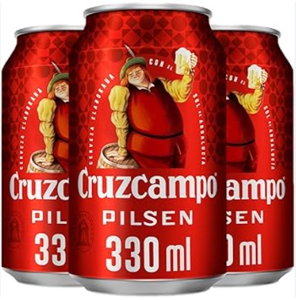 Cerveza Cruz Campo 33 ml (24 unidades caja)